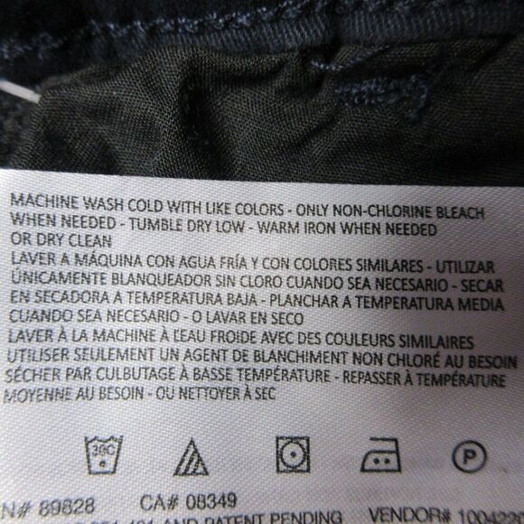 GLORIA VANDERBILT Wide Leg Tummy‎ Control Crop Pants Sz 6 Navy Blue Pull On NWT - Picture 8 of 13